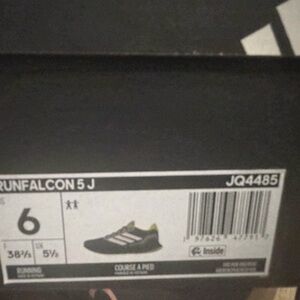 Adidas Runfalcon 6 Junior Men's Black Running Shoes